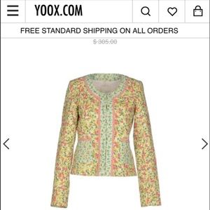 Joie Floral Quilted Blazer